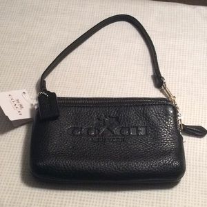 Coach wristlet black